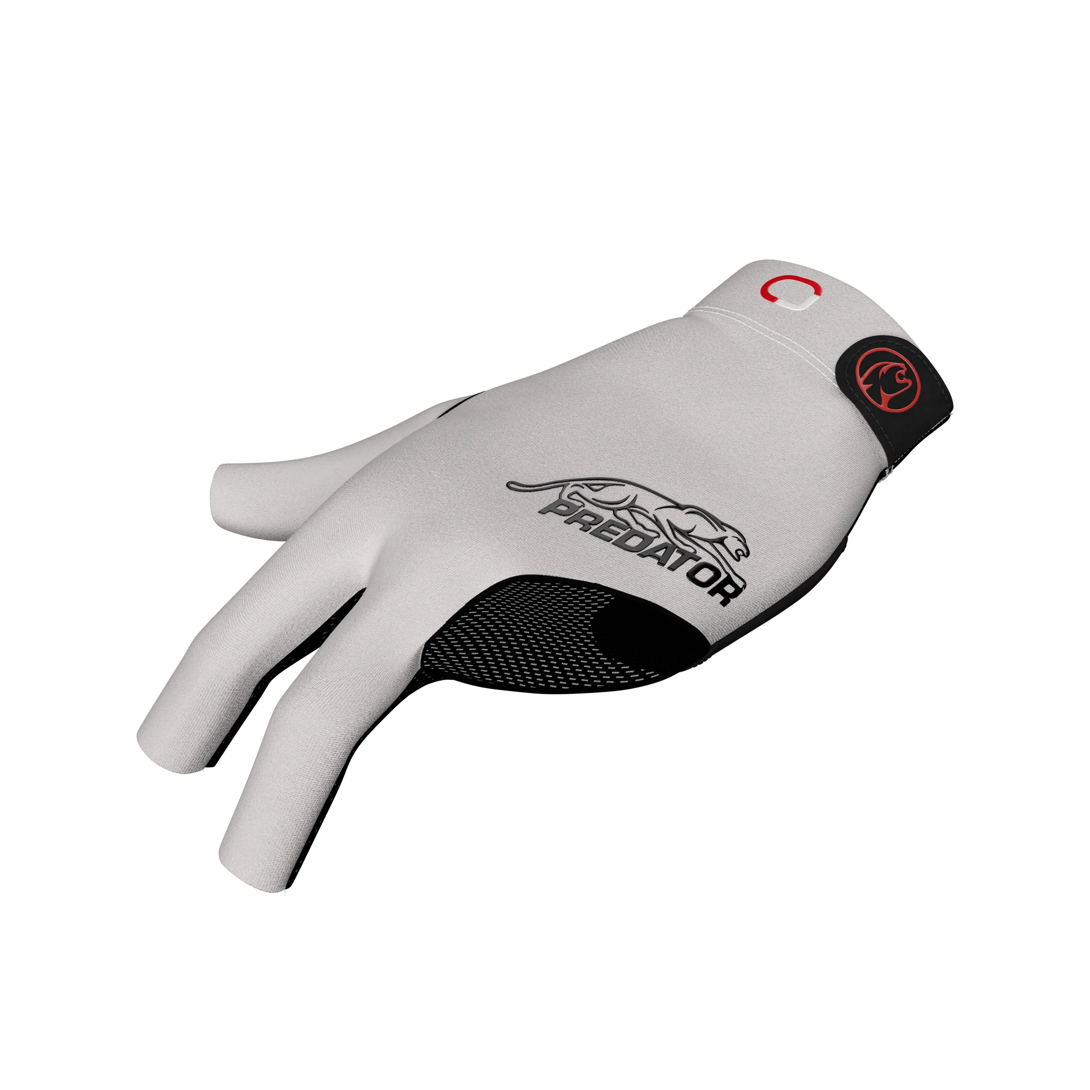 White glove with black Predator logo and red cat icon