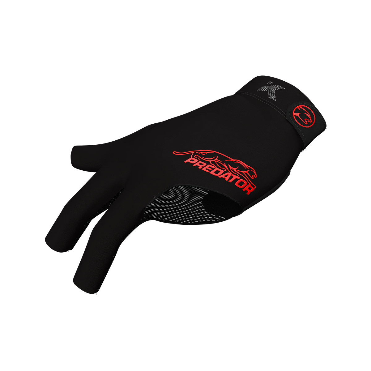 Black and Red Predator Second Skin Billiard Glove Kristina Tkach Krystal