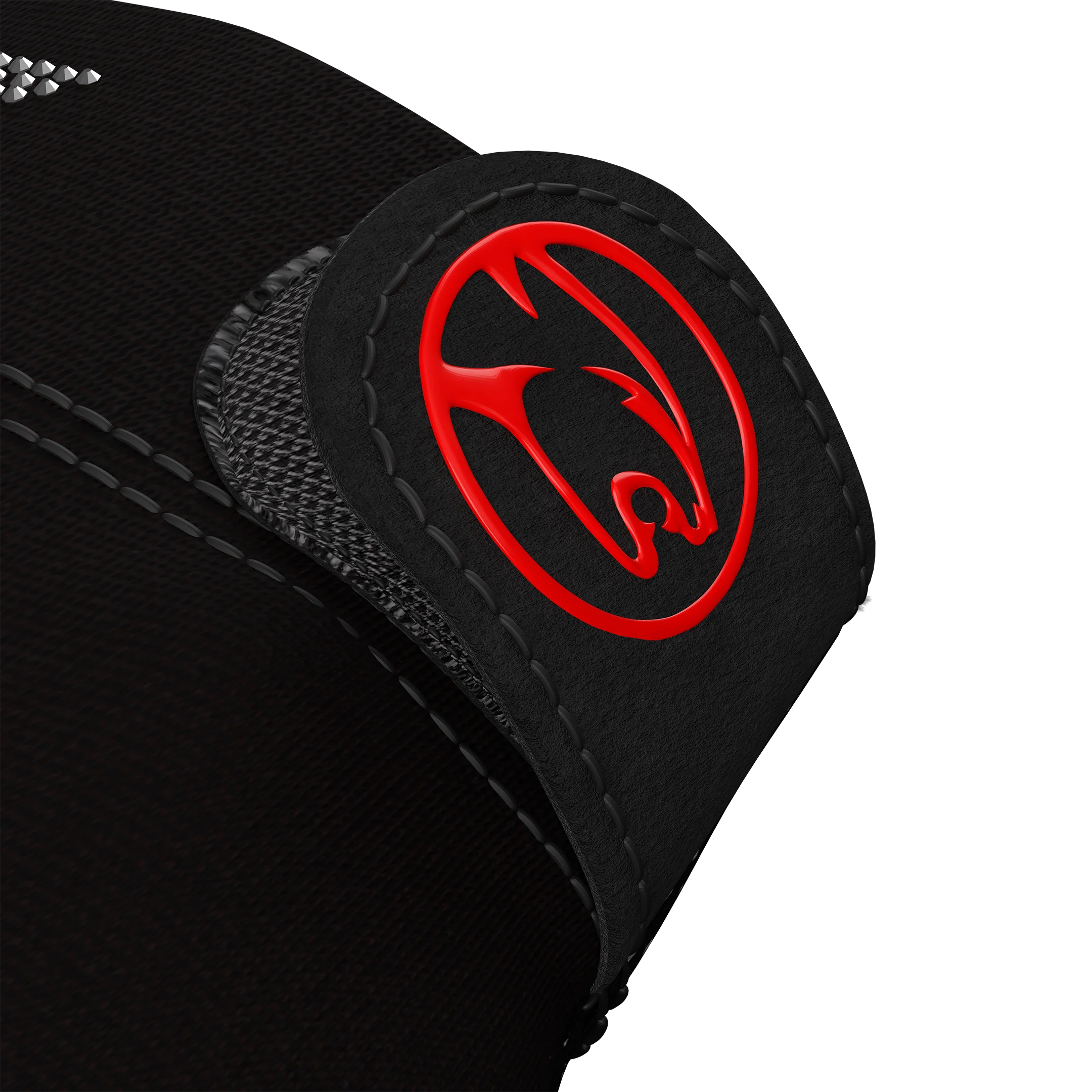Black and Red Predator Second Skin Billiard Glove Kristina Tkach Krystal Wrist Closure