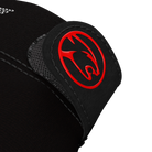 Black and Red Predator Second Skin Billiard Glove Kristina Tkach Krystal Wrist Closure