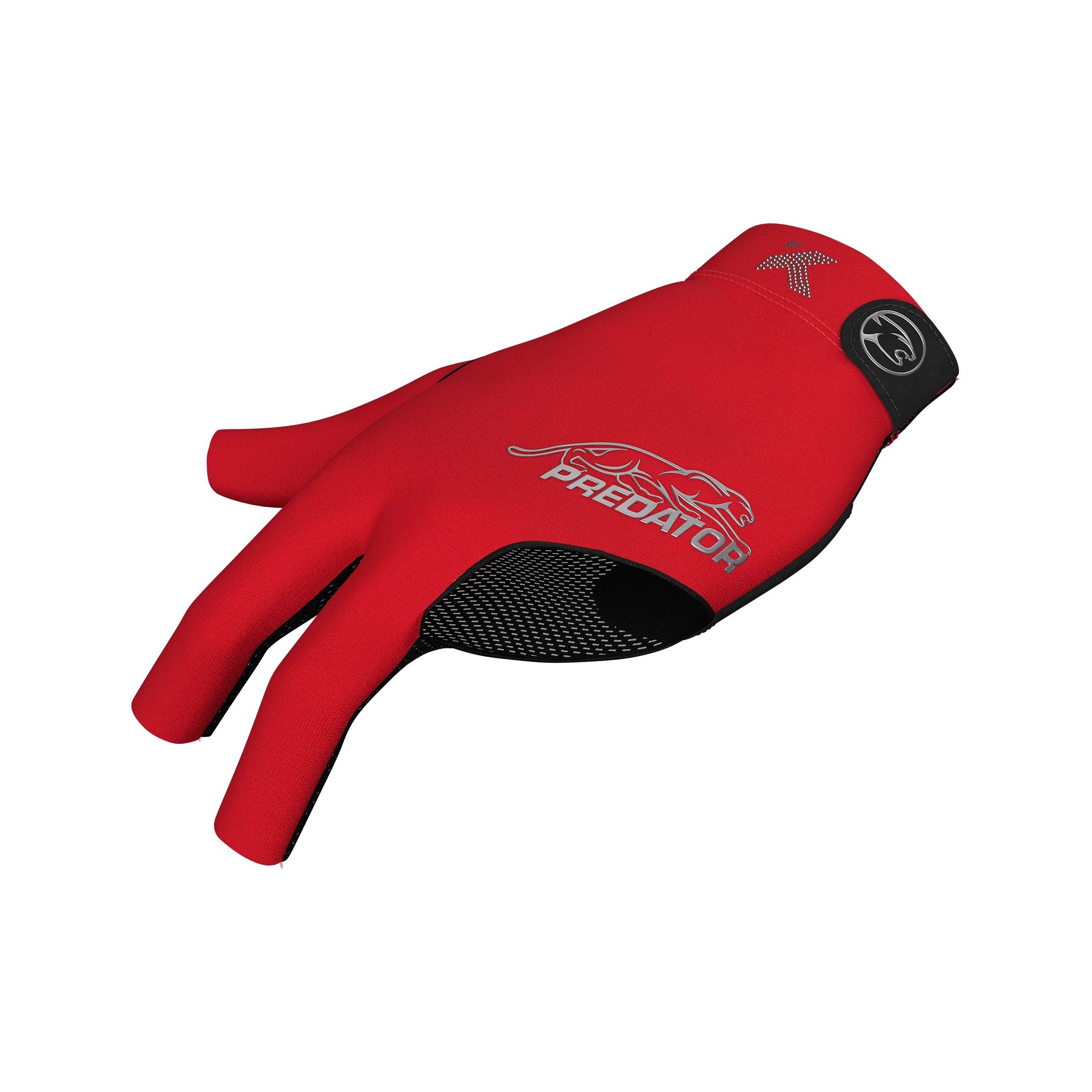 Red and Black Predator Second Skin Billiard Glove Kristina Tkach Krystal