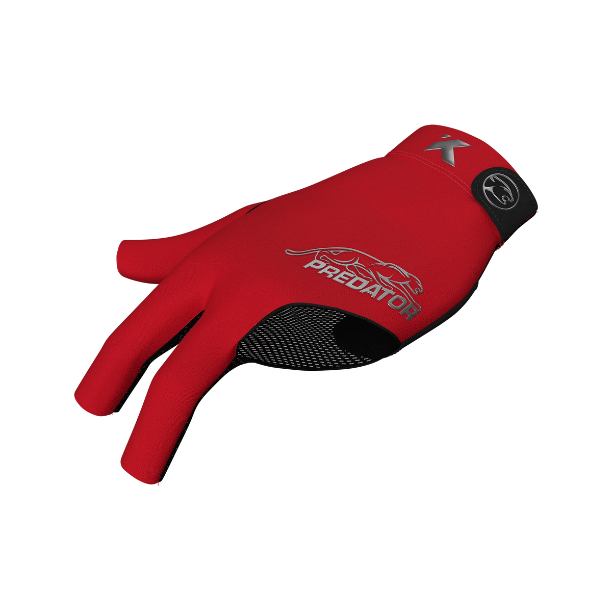 Red and Black Predator Second Skin Billiard Glove Kristina Tkach