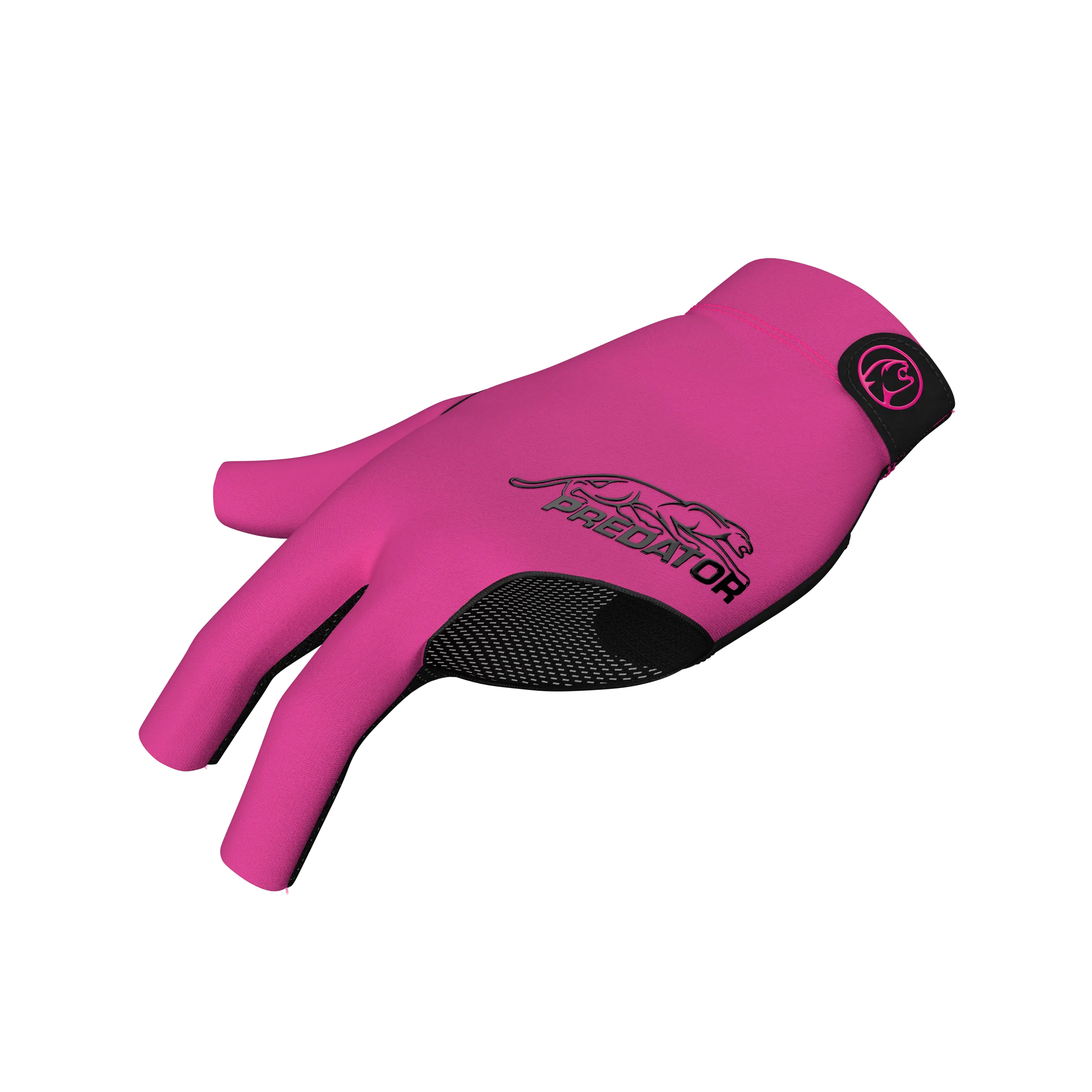 Pink glove with black Predator logo