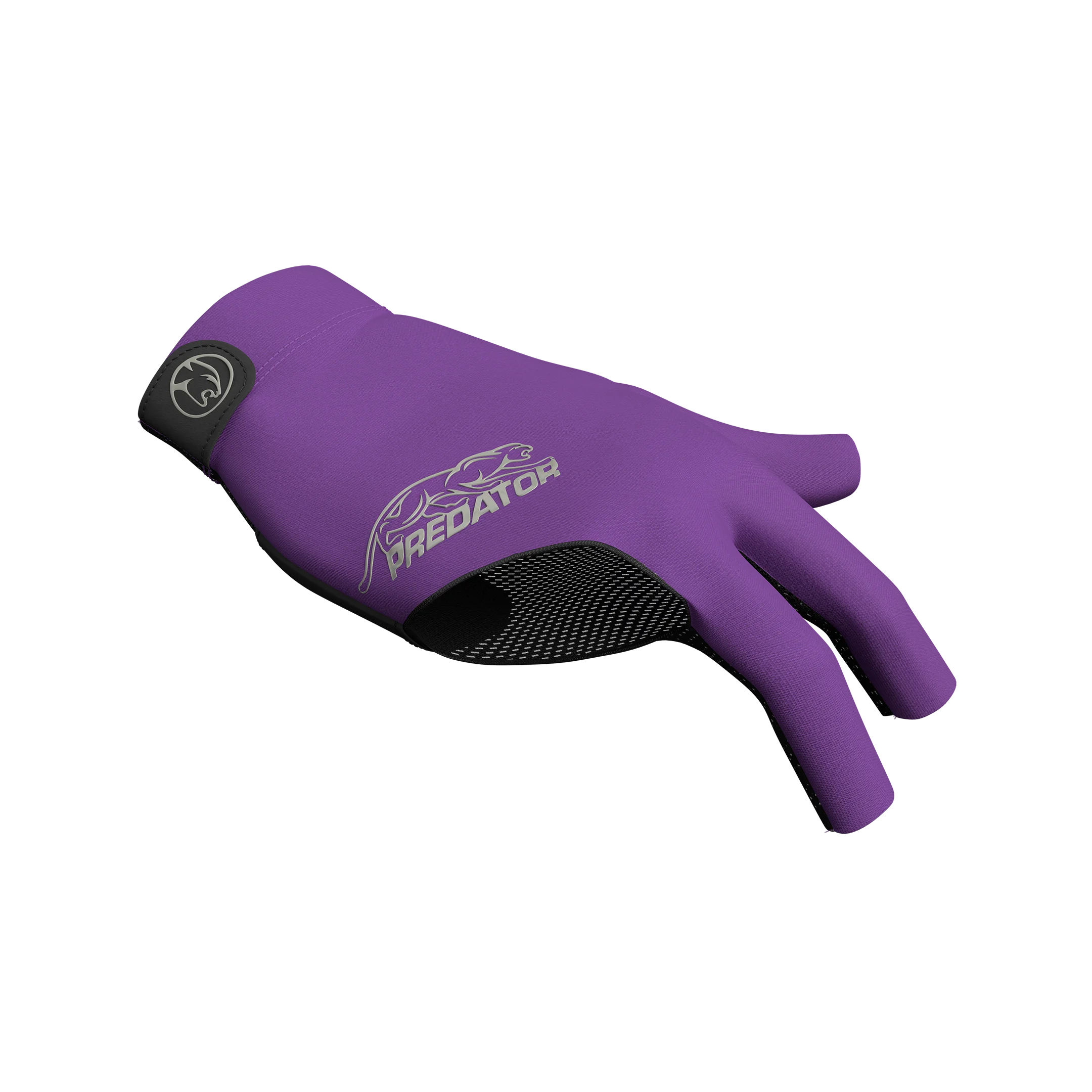Predator Second Skin Billiard Glove  Purple and Grey Right Hand