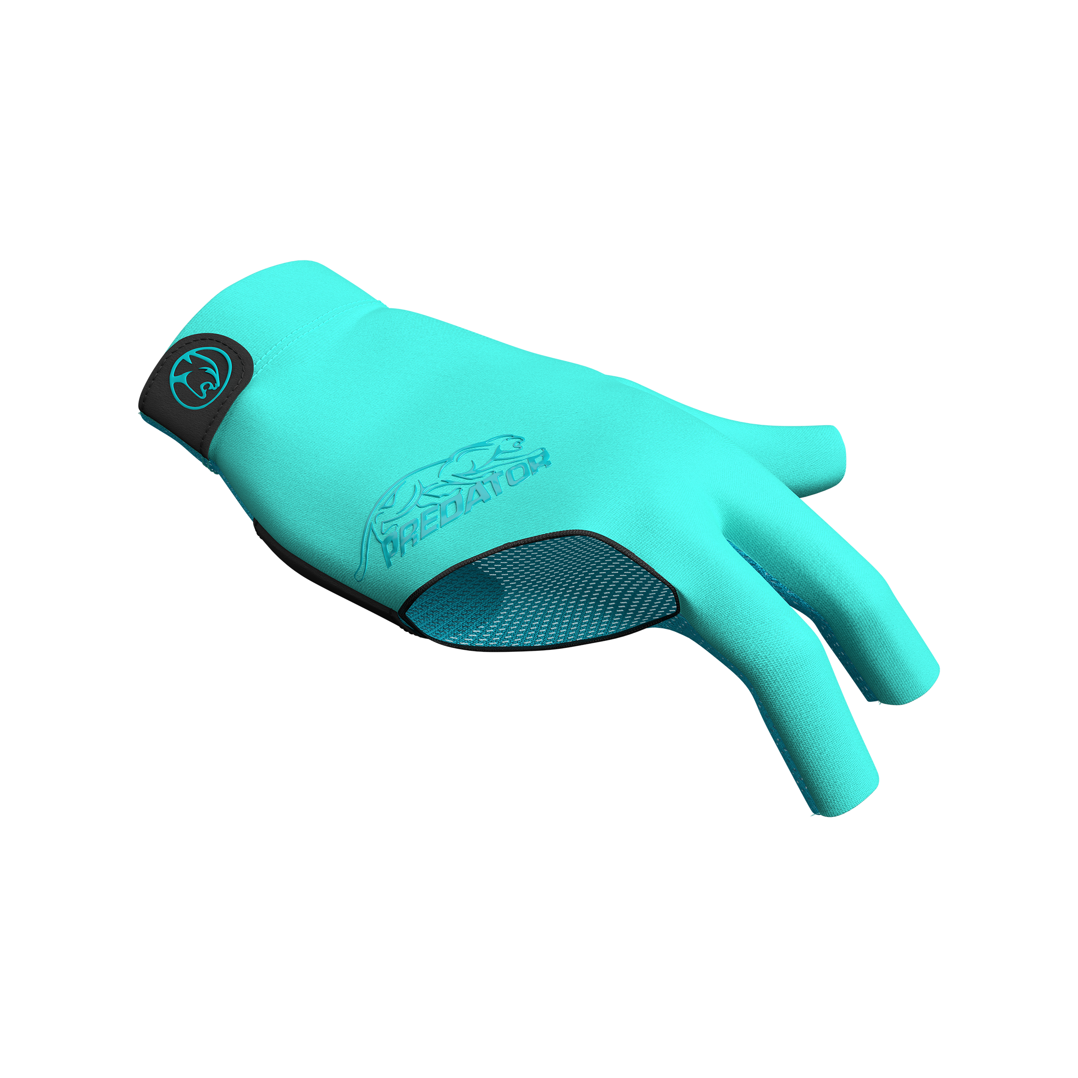 Predator Second Skin Billiard Glove  Teal and Teal Right Hand