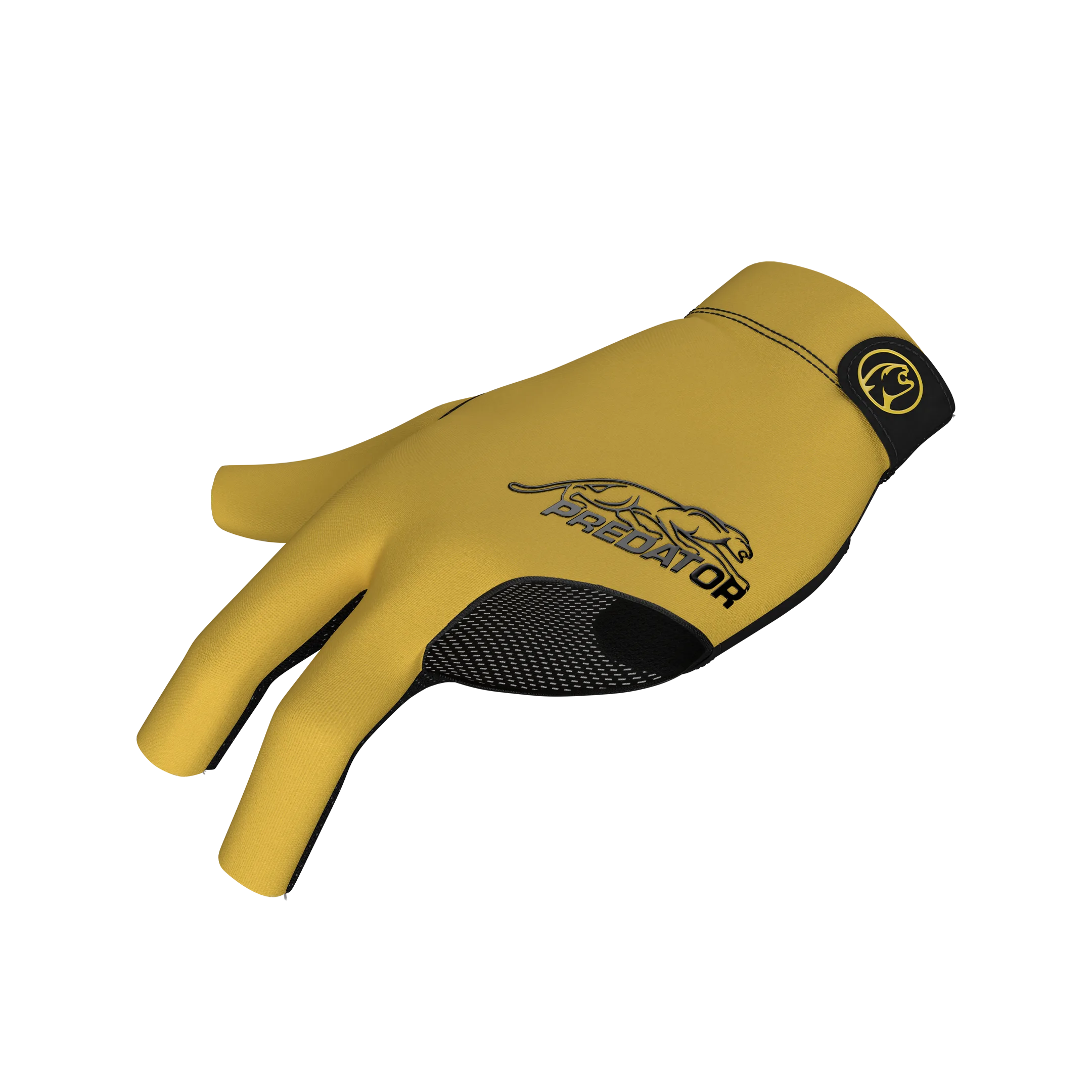 Yellow glove with black Predator logo