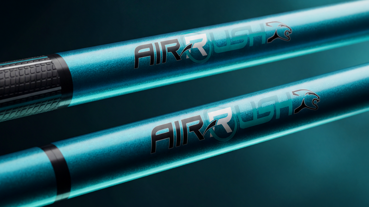 Air Rush Teal Desktop Banner