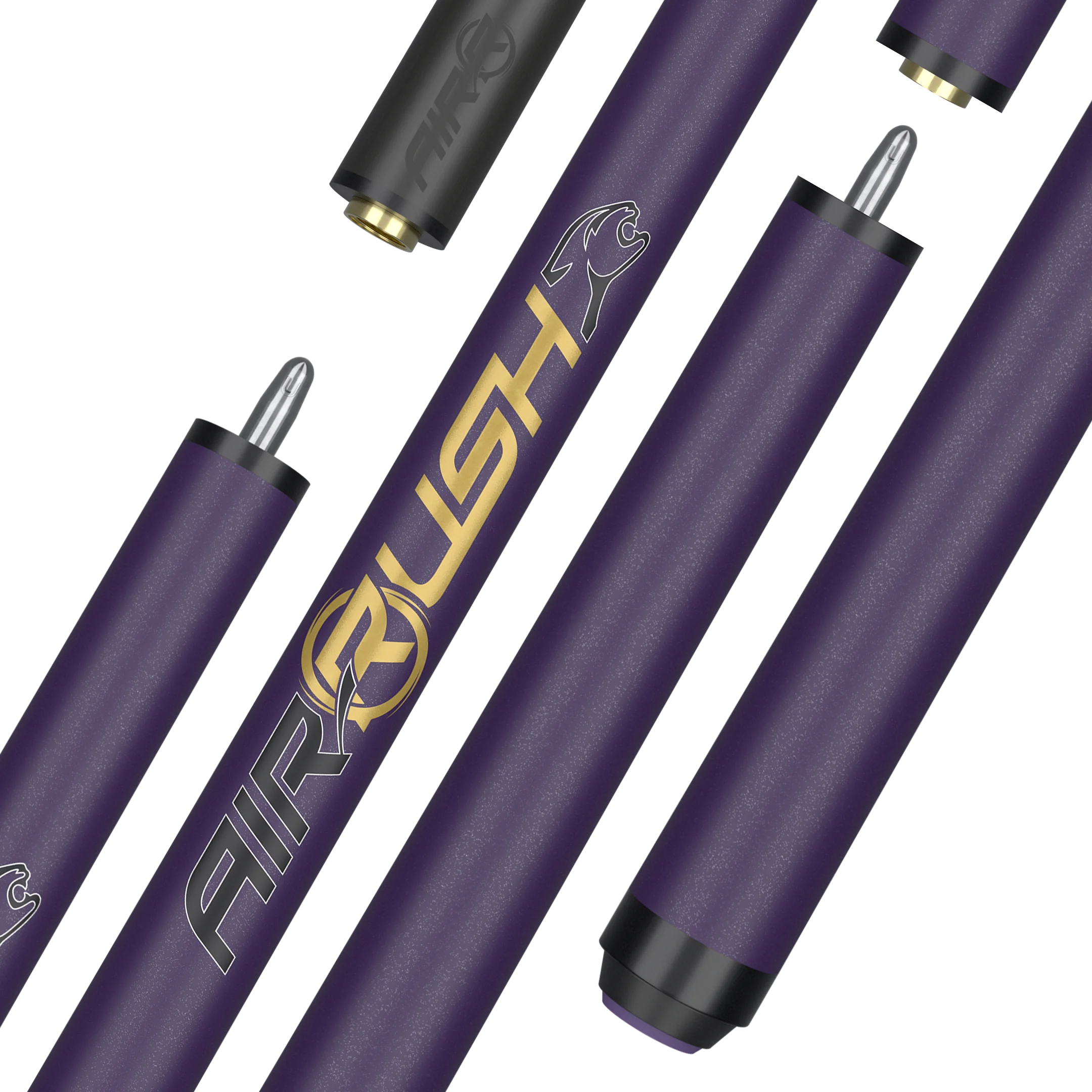AirRush Jump Cue Purple No Wrap Logo