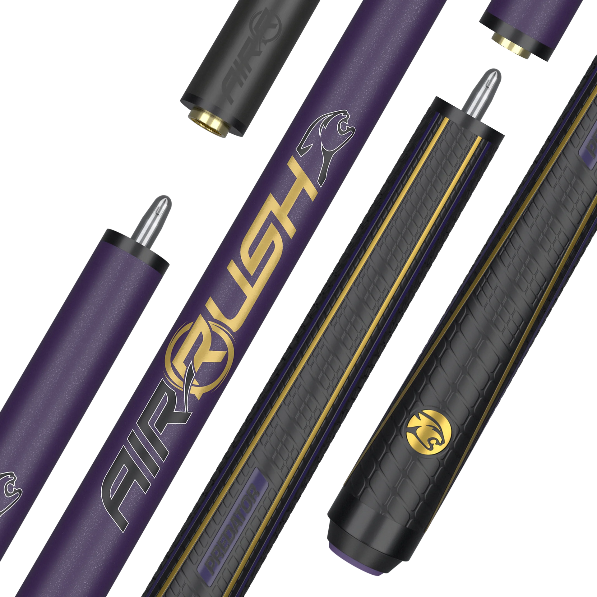 ビリヤード predator airrush jump Predator Air Rush® Purple Jump Cue - Sport Wrap – PredatorCues.com