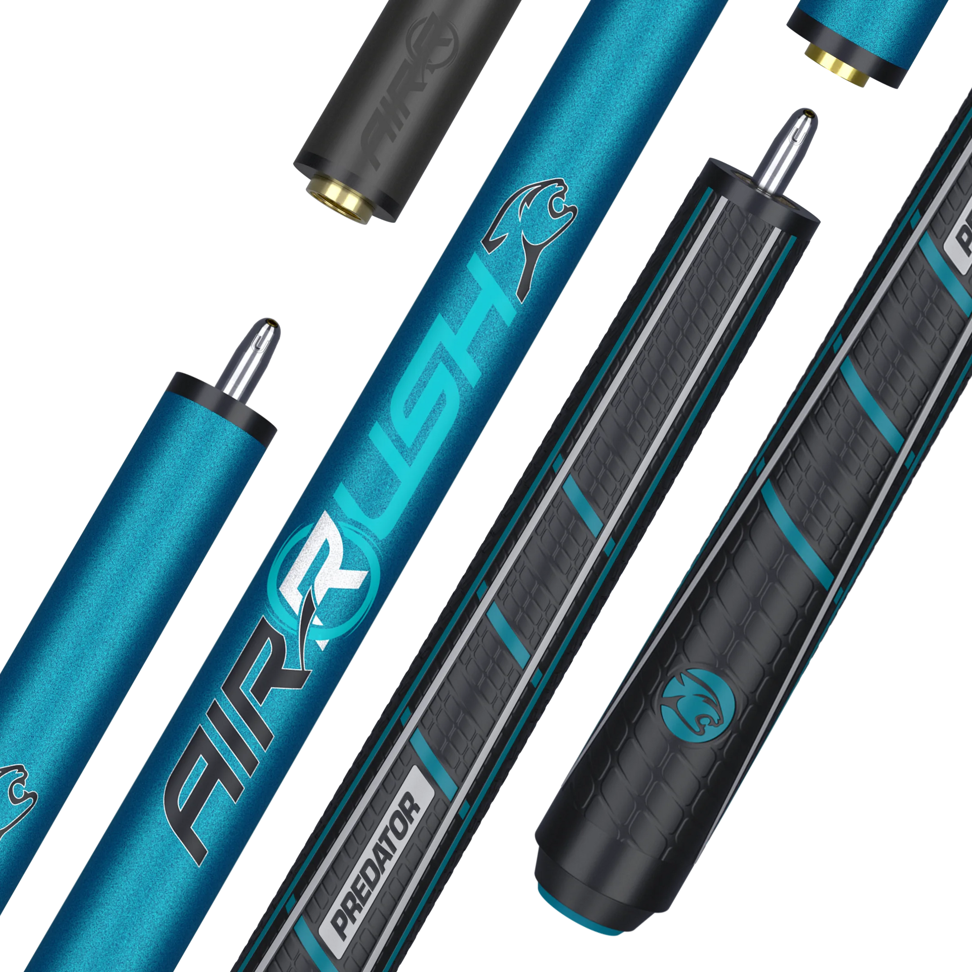 ビリヤード NSTROKE 2X4 CUE CASE / AIR Rush Predator Air Rush® Teal Jump Cue - Sport Wrap – PredatorCues.com