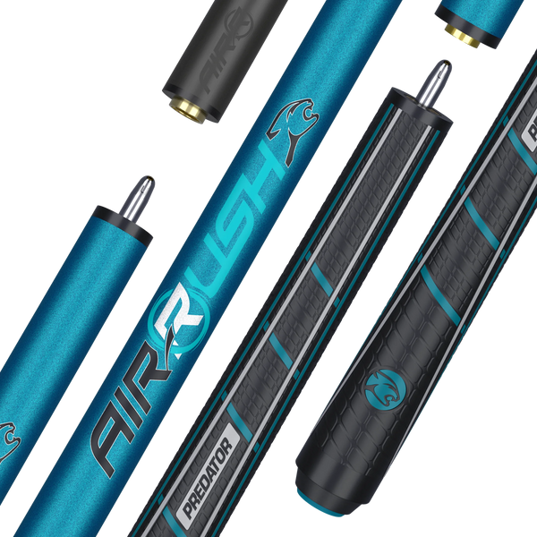 Predator Air Rush® Teal Jump Cue - Sport Wrap – PredatorCues.com