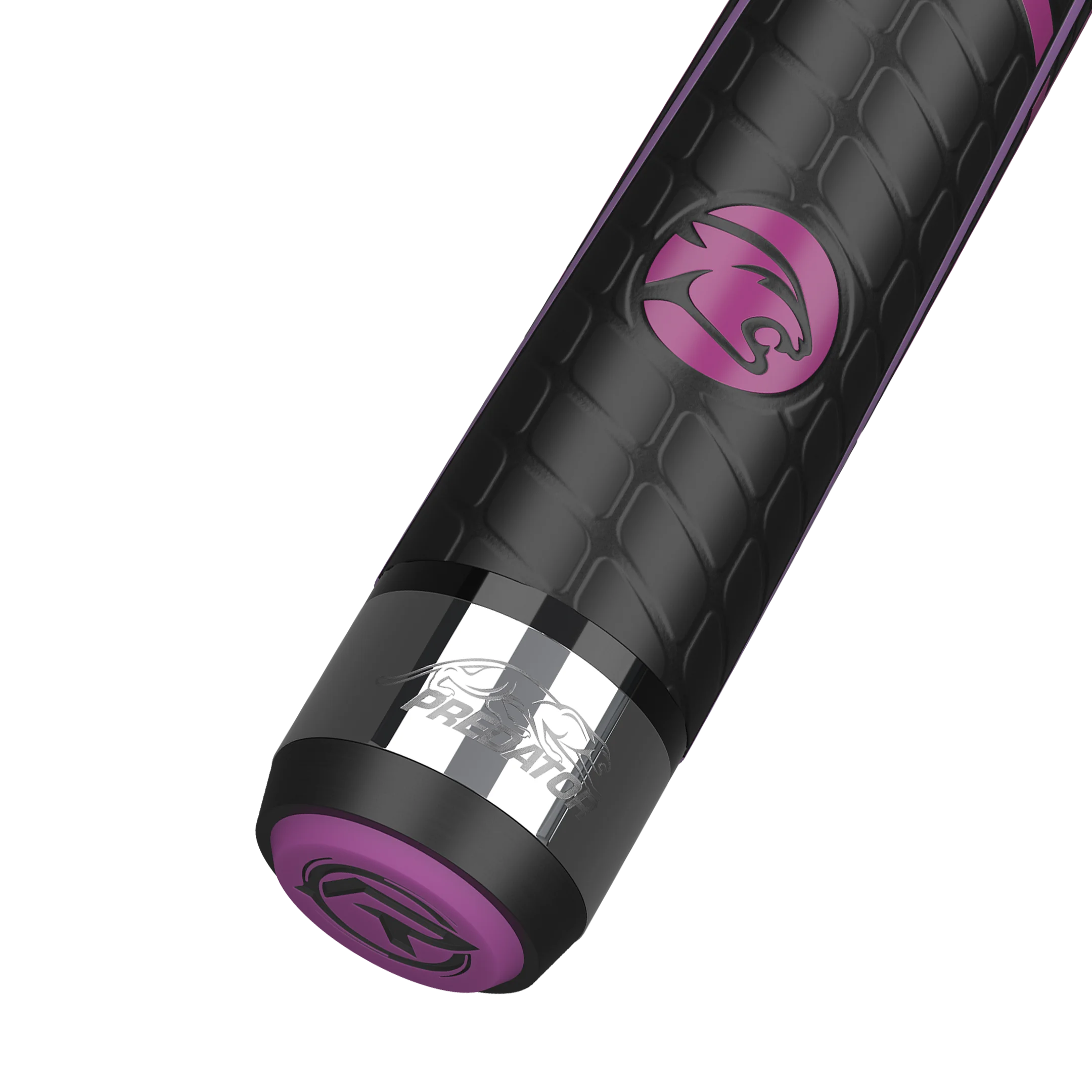 BK Rush Pink Sport Wrap Break Cue Butt With Predator Brand Mark