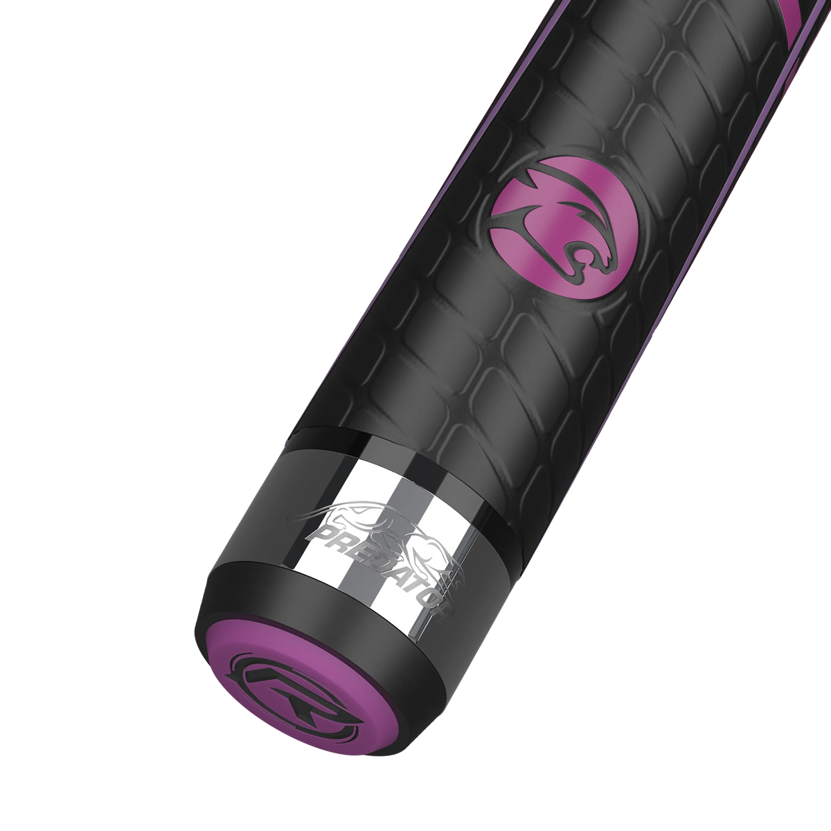 BK Rush Pink Sport Wrap Break Cue Butt With Predator Brand Mark
