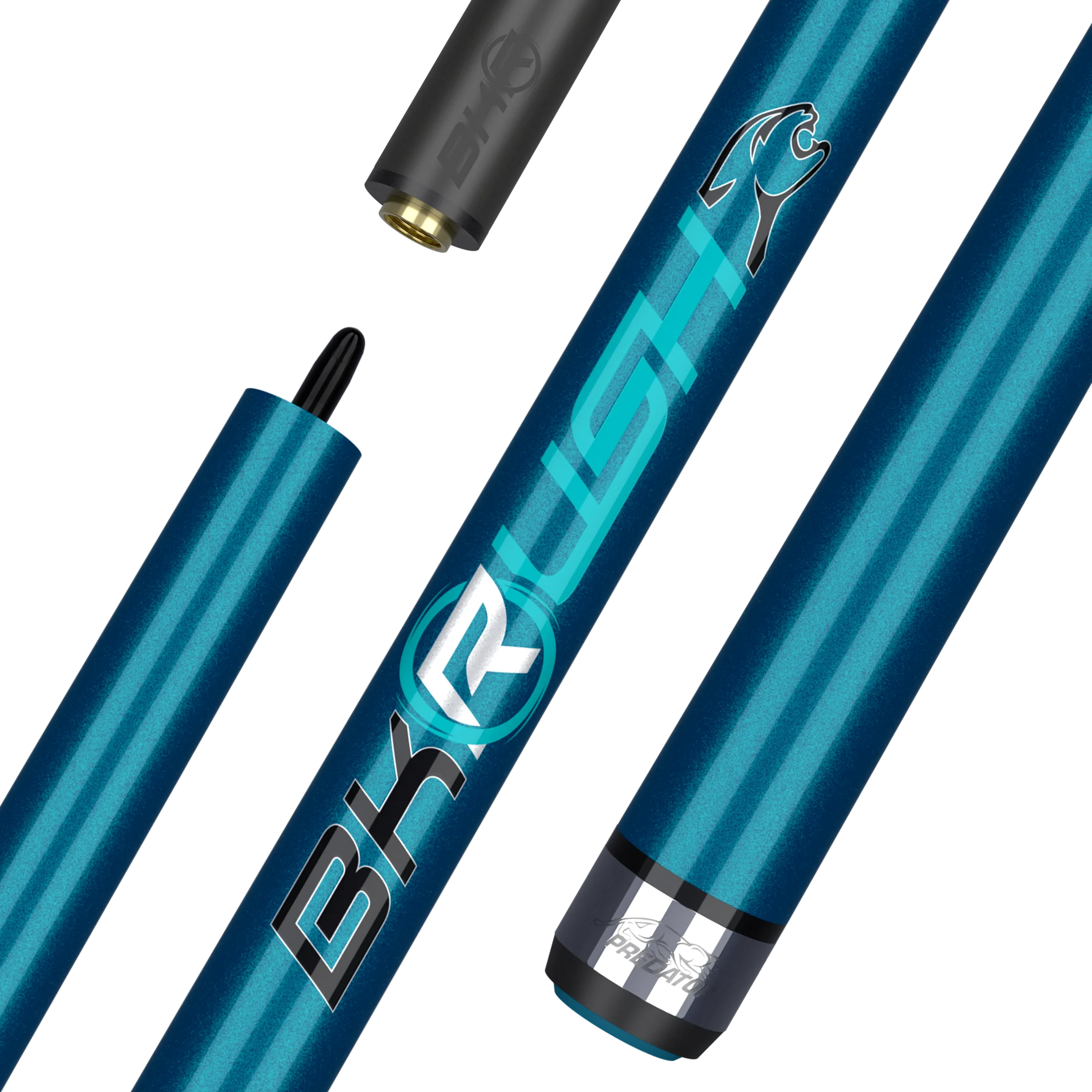 Predator BK Rush Color of the Year Teal No Wrap Professional Break Cue
