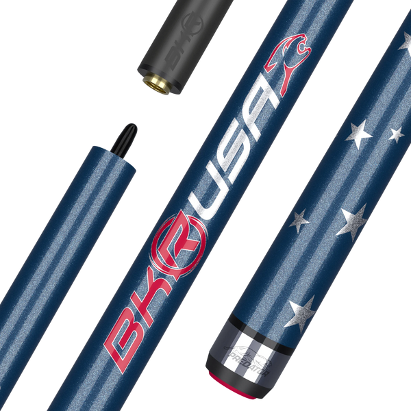 Predator BK Rush USA Break Cue - No Wrap | Carbon Fiber