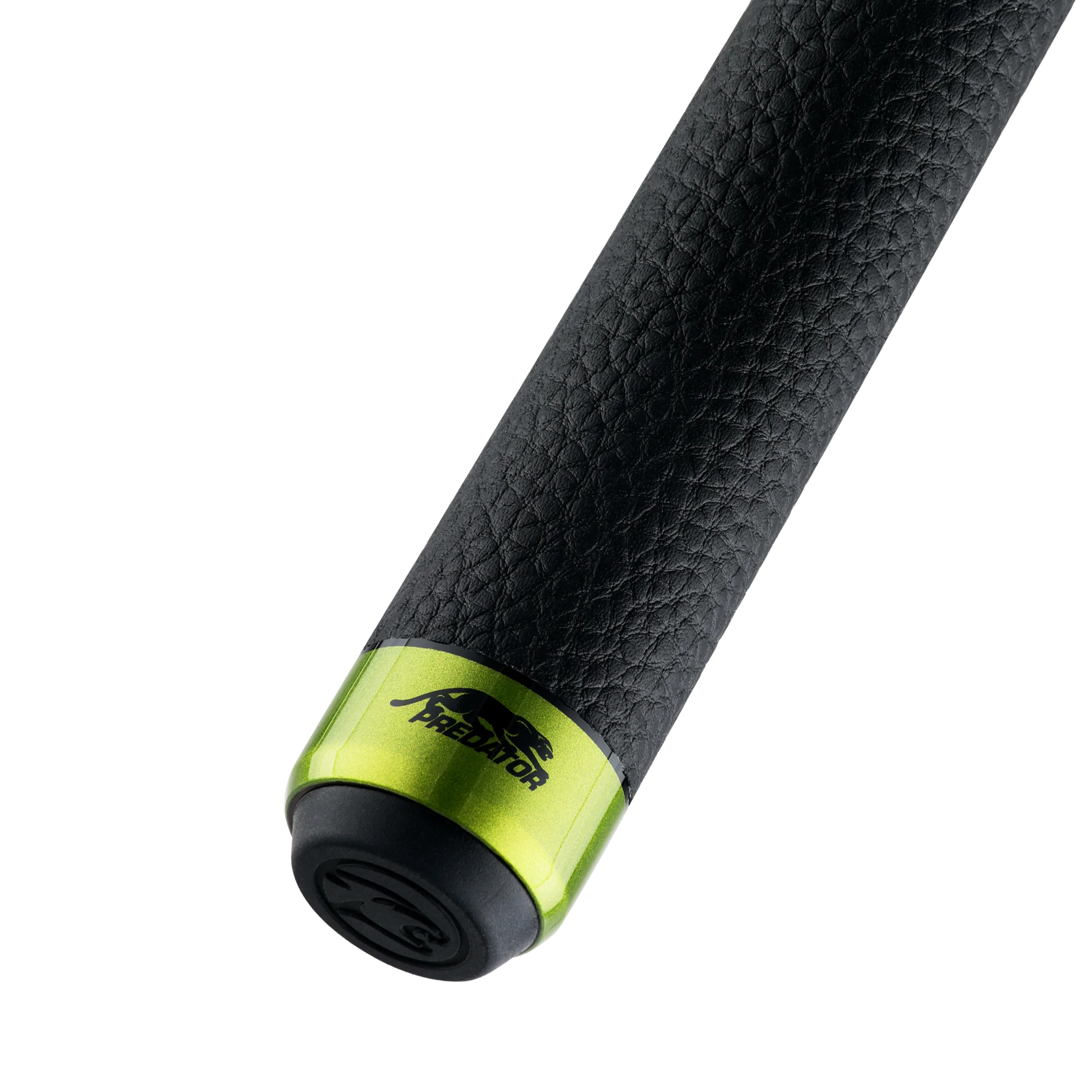 Predator SP2 Lime Green 2 Pool Cue Butt With Logo Front
