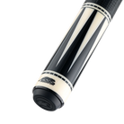 Predator TS8 Ebony & Ivorine Pool Cue Butt with Logo Rotated