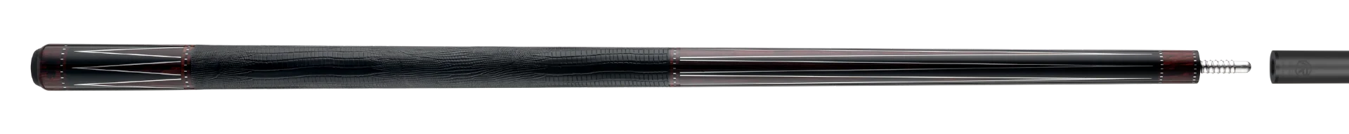 Predator TS8 Ebony & Kingwood Pool Cue Paired with Carbon Fiber Shaft 