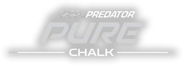 White pure chalk logo