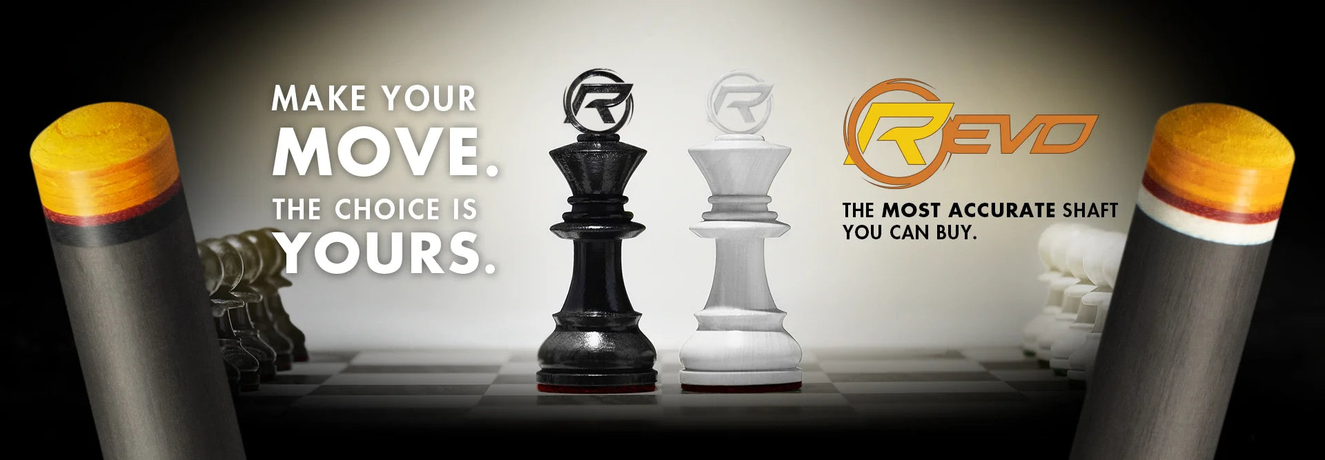 REVO make your move the choice is yours banner