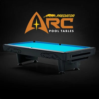 Predator ARC black 9-foot pool table 