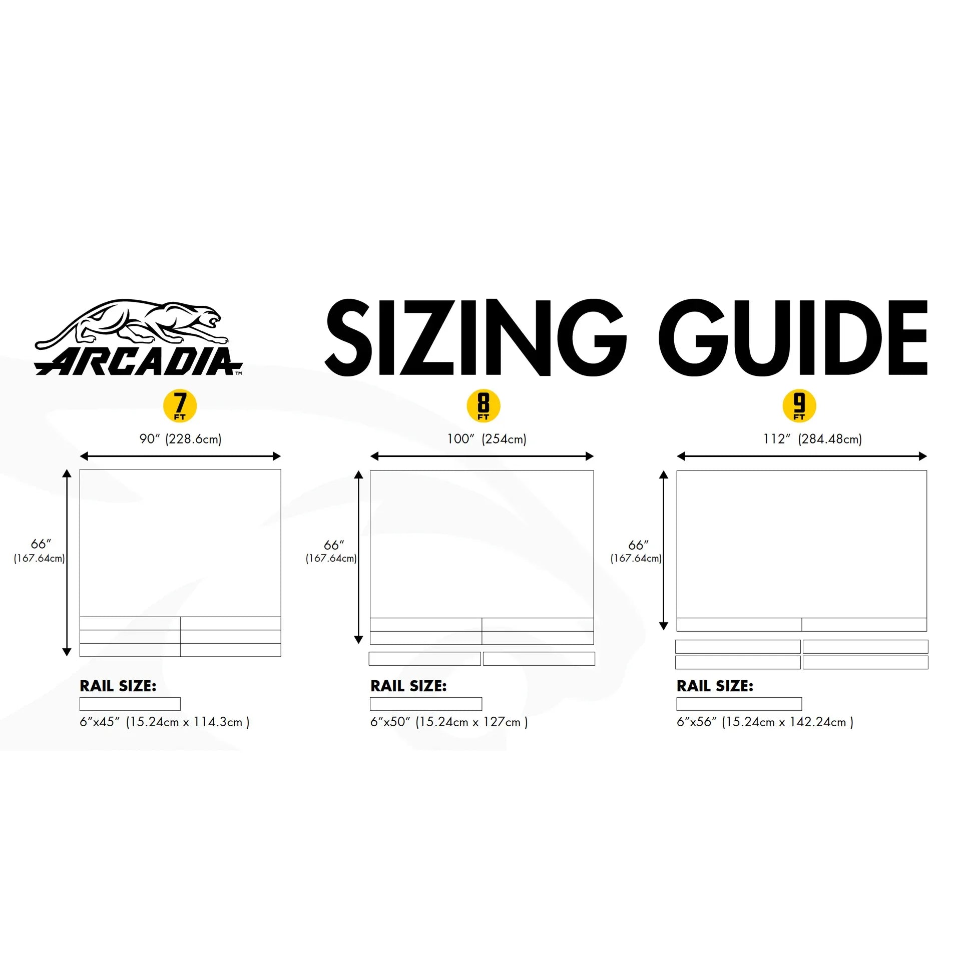 Predator arcadia pool table felt sizing guide