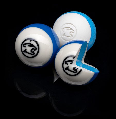 Predator Arcos II Reserve White Pool Cue Ball with Black Triangles