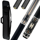 Blak5 3 Pool Cue, Extra REVO Shaft, and Pool Cue Case Bundle