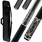 Blak5 5 Pool Cue, Extra REVO Shaft, and Pool Cue Case Bundle