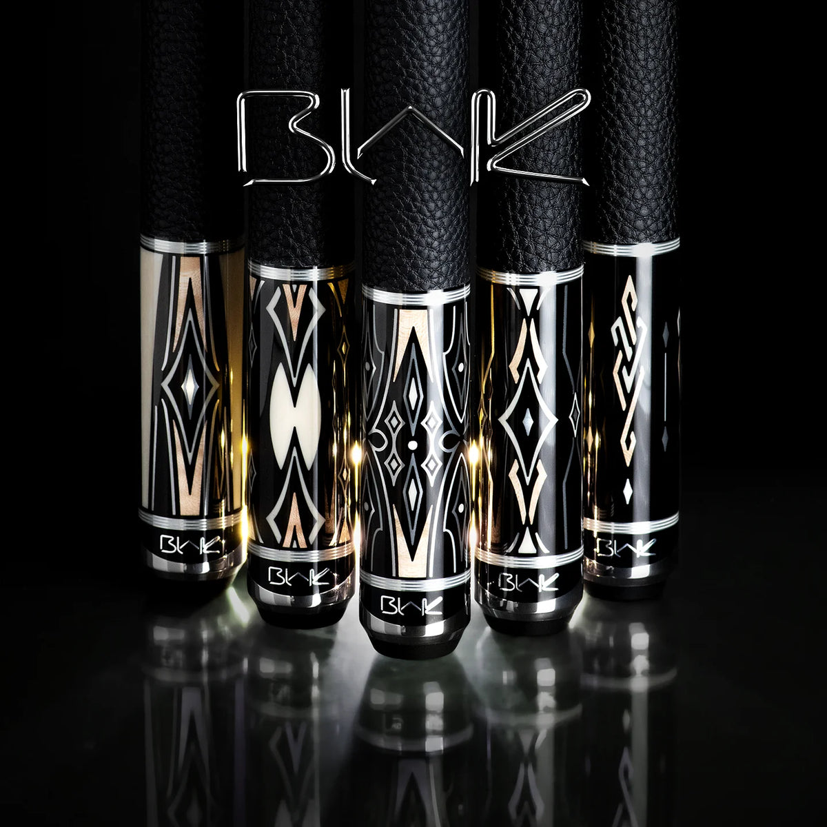 Five Predator Blak 5th generation Pool Cue Butts