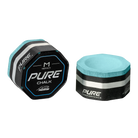 Image of the top and bottom of the Predator Pure chalk image in teal color or Medium hardness.