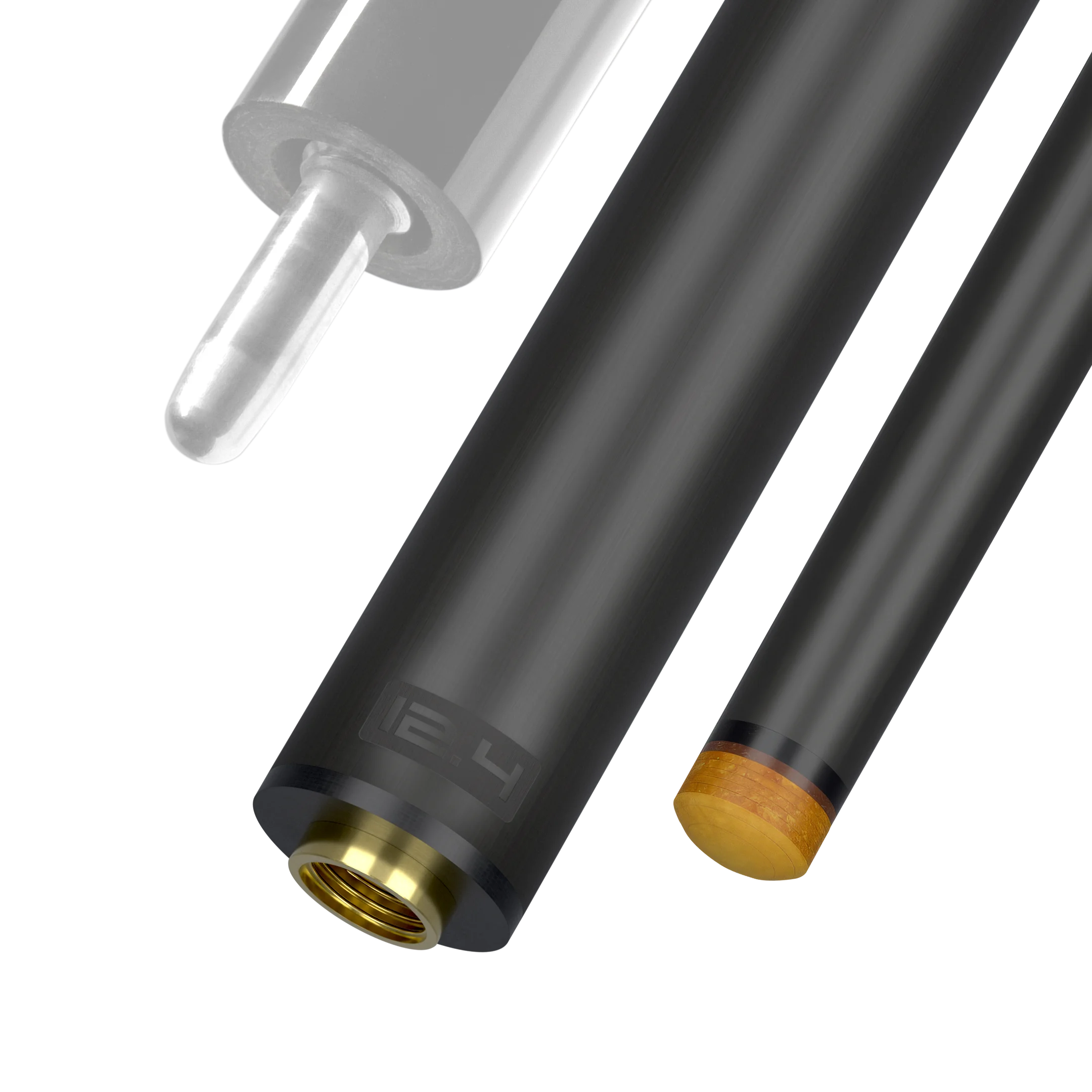 Predator REVO 12.4 mm carbon fiber pool shaft for uni-loc black vault plate