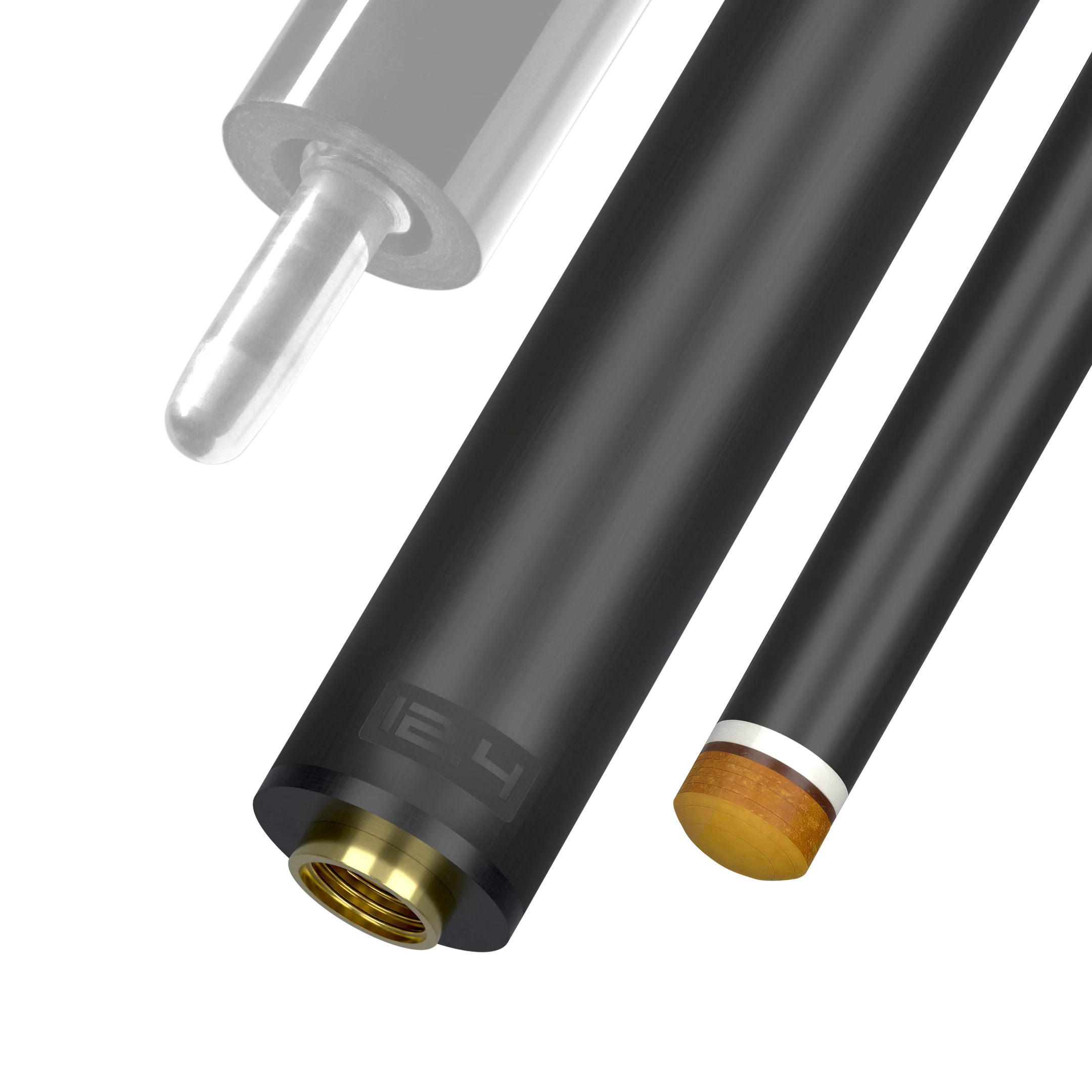 Predator REVO 12.4 mm carbon fiber pool shaft for uni-loc white vault plate