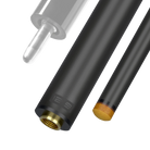 Predator REVO 12.9 mm carbon fiber pool shaft for uni-loc black vault plate