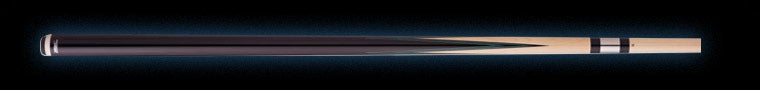 Two-tone wood glossy pool cue