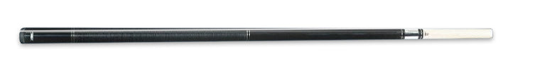 Black pool cue with textured black wrap