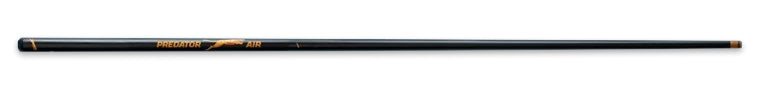 Black pool cue with PREDATOR logo