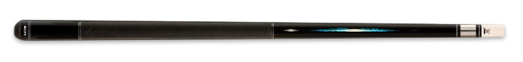 Black ikon pool cue with textured black wrap 