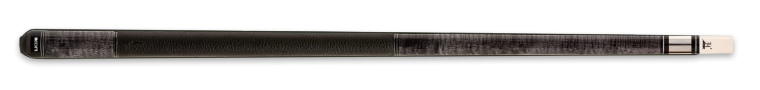 Textured black/grey pool cue with textured black wrap