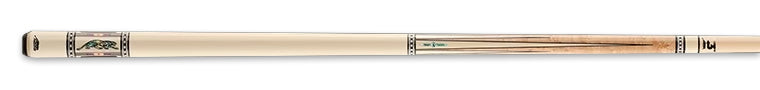 Pale wood and ivory pool cue
